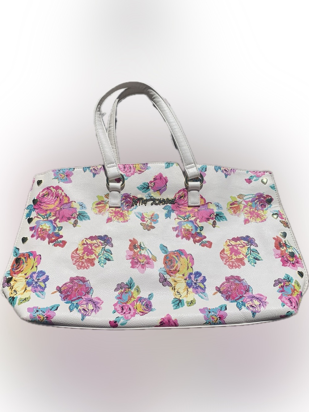 Betsey Johnson Floral Butterfly Tote